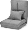 Chaise de sol COSTWAY avec dossier réglable, fauteuil de Voir les images du produit 5