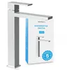 Bächlein Wasserhahn hoch fürs Bad in kantigem Design – Produktbild-Vorschau 1