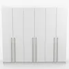 Drehtürenschrank Kleiderschrank Schrank 230 cm Weiß/Weiß Produktbild-Vorschau 8