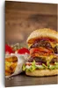 Bild auf Leinwand - Leinwandbild - Einteilig - Hamburger Produktbild-Vorschau 1