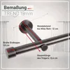 Deco-Raum Gardinenstange auf Maß Trend Titan Endstück Kappe Produktbild-Vorschau 5