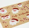 Oblique Unique Weihnachtsmann Aufkleber Frohe Weihnachten Produktbild-Vorschau 4