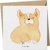 Mr. & Mrs. Panda Grußkarte Corgie - Weiß - Geschenk, Süß, Produktbild-Vorschau 1