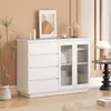 HOMCOM Buffetschrank, Sideboard mit 4 Schubladen, 2 Produktbild-Vorschau 2