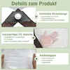 Transparente Plane mit Ösen 3x3m wasserdicht und Produktbild-Vorschau 3