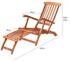 CASARIA® Sonnenliege Holz inkl. Auflage Anthrazit Produktbild-Vorschau 6