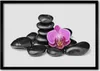 Bild 70x50 MDF-Rahmen Wandkunst Blumen-Stones-Kunst Produktbild-Vorschau 1