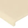 vidaXL Čelo postele, krémová, 200 x 5 x 78/88 cm, látka Náhľad obrázku produktu 4