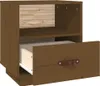 vidaXL Nachttisch Honigbraun 40x34x45 cm Massivholz Kiefer Produktbild-Vorschau 6