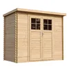 Abri de jardin en bois AVEC SOL IMPRIMÉ, porte Voir les images du produit 1