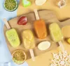Silikon-Eisformen 4-er Set 50 Eis-Stiele Hausgemachter Eis Produktbild-Vorschau 5