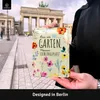 LANOLU Retro Blechschild Ab hier lächeln, Blechschilder Produktbild-Vorschau 4