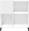 vidaXL Armoire à panneaux blanc 84,5x38x89 cm Bois Voir les images du produit 5