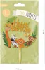 Cake topper di buon compleanno animali, zoo 15 cm Anteprima dell’immagine prodotto 2