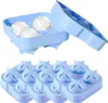 4x Silikon Eiswürfelform Eiswürfel Kugel Ice Ball Kugelform Produktbild-Vorschau 1