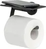 Toilettenpapierhalter TIGER Noon mit Ablage schwarz matt Produktbild-Vorschau 2