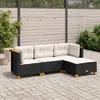 vidaXL Set di divani da giardino 4 pezzi con cuscini in Anteprima dell’immagine prodotto 2