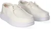 NOUVEAU Hey Dude Femmes Slipper in Spark White en tissu/lin Voir les images du produit 7
