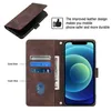 Hülle für iPhone 12 / 12 Pro Prägung Flip Leder Brieftasche Produktbild-Vorschau 5