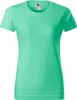 Einfaches Damen-T-Shirt, 100% Baumwolle, unbedruckt, Produktbild-Vorschau 4