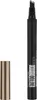 A close-up studio shot of an eyebrow pen and its cap. Podgląd zdjęcia produktu