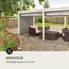 Blumfeldt Pavillon altánok 3x6 m, kovový altánok z Náhľad obrázku produktu 4