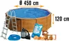 Stahlwandpool Set (5-teilig) hoch rund 460 x 120 cm, Stahl Produktbild-Vorschau 7