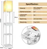 Puluomis 3 Ebene Stehlampe Stehleuchte Bodenlampe 160cm E27 Produktbild-Vorschau 5
