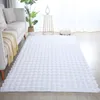 Teppich Wohnzimmer Hochflor Weiß 160x230 Rechteck Unicolor Produktbild-Vorschau 4