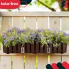 KOTARBAU® Fioriera da Esterno Vaso Fiori Plastica 58 x 18 x Anteprima dell’immagine prodotto 2