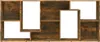 vidaXL Knihovna Smoked Oak 67x24x161 cm výrobek ze dřeva Náhled obrázku produktu 6