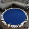 Kulatý háčkovaný koberec / průměr 100 cm / 5 mm bavlněný Náhled obrázku produktu 4