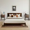 Mid-Century Modern Nussbaum Nachttisch, Schlafzimmer Produktbild-Vorschau 6