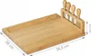 A wooden cheese board with a set of cheese knives stored in a holder. Náhľad obrázku produktu