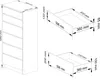 Kommode in Eiche mit 6 geräumigen Schubladen, 60 cm breit, Produktbild-Vorschau 3