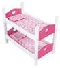 My Beautiful Dollsroom Houten Poppen-Stapelbed Roze/Wit Náhled obrázku produktu 3