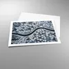 Poster - Poster ohne Rahmen - Wald Winter Straße - 70x50 cm Produktbild-Vorschau 3