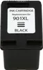 A black ink cartridge with a white label. Produktbild-Vorschau