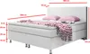Inter Handels Boxspringbett Madrid, 180x200, Weiß Produktbild-Vorschau 11