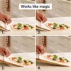 Pizzaschneidebrett Gleitender Pizzaschieber mit Griff Produktbild-Vorschau 2