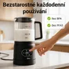 Elektrický pěnový mlékař Olvy ze skla, 4 v 1, 500 W, s Náhled obrázku produktu 10