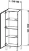 Duravit LC1190L5555 LC HHS 250500x200363x9011320 Ei mr Mt Produktbild-Vorschau 2