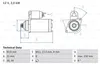 BOSCH 0 986 017 930 Starter Anlasser 0,7kW passend für Produktbild-Vorschau 4