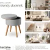 TecTake 403971, Šedá, Polyester, MDF Náhled obrázku produktu 8