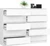 Komoda AKORD K160 Biała 160 cm 10 szuflad kolor Biały mat Podgląd zdjęcia produktu 2