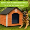 Outentin Hundehütte Outdoor Isoliert für Große Hunde – Produktbild-Vorschau 5