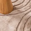 Volero - Hochflor Teppich Rund - Carvy Arches Taupe - Ø 80 Produktbild-Vorschau 7