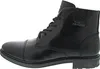 A side view of a black leather boot. Produktbild-Vorschau