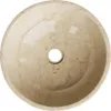 Aufsatzwaschbecken aus Marmor - Cremefarben - 40 cm - Produktbild-Vorschau 3