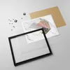 Gerahmtes Poster - Schwarzer Rahmen - Zahlen Weiß Golden - Produktbild-Vorschau 4